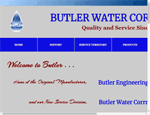 Tablet Screenshot of butlerwc.com